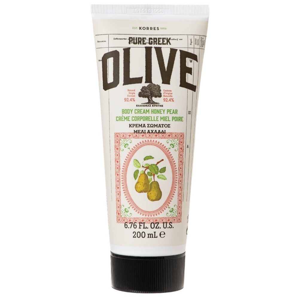 Korres Pure Greek Honey Pear Olive Body Cream New